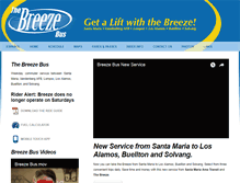 Tablet Screenshot of breezebus.com